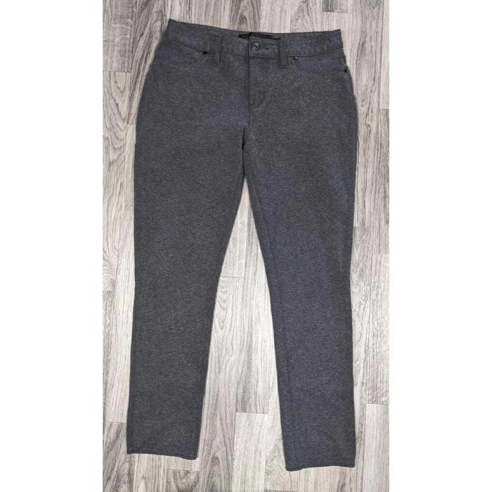 Calvin Klein‎ Jeans Womens Size 8 Grey Skinny Embroidered Cropped Pants